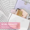 30ml Empty Powder Case Wooden Powder Case Make-up Sponge Holder with Lids and Powder Puff makeup powder jar 4