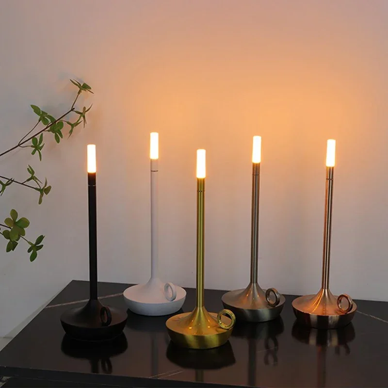 LED Candle USB Charging Desk Lamp Image 5