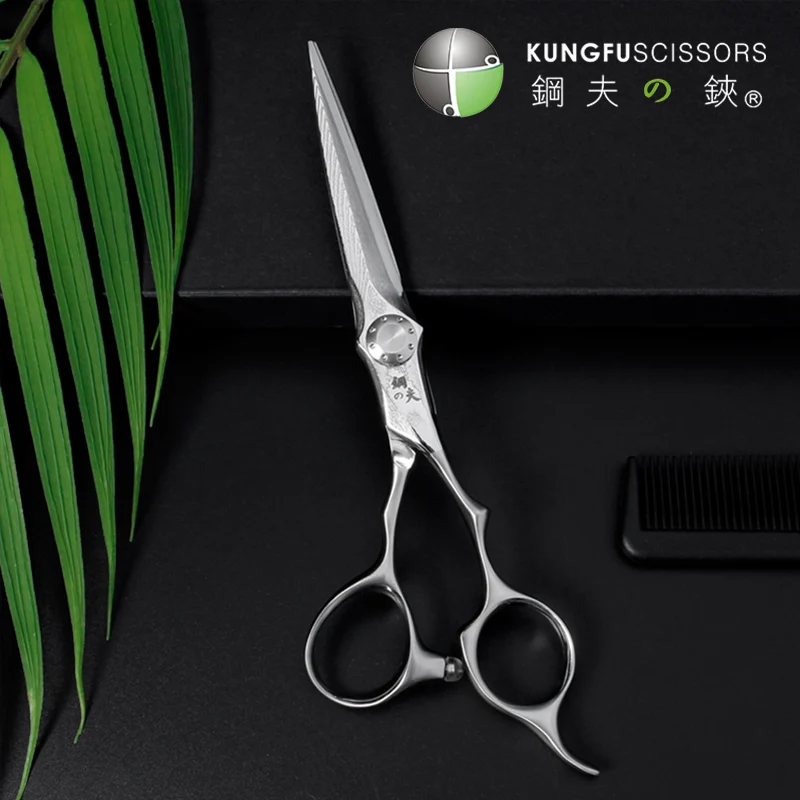 KUNGFU Damascus Steel Hair Scissors Left Hand Barber Products Hairdressing Shear Scissors 1 3 ton electronic hand pallet jack kits supplies cheap weighing sensor custom brand bending shear beam load cell price