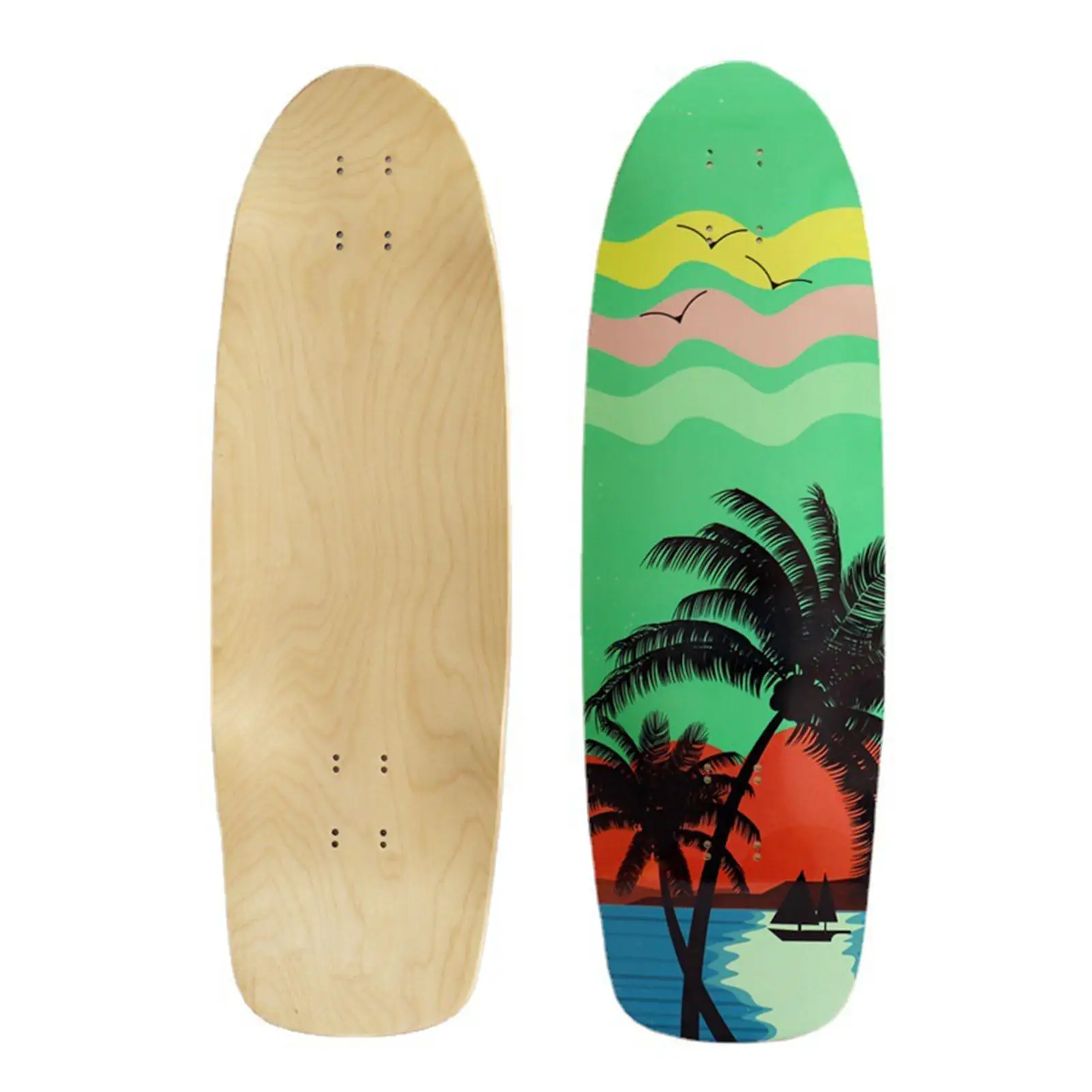 Blank Skateboard Deck Double Warped Home Decor Replacement Part Concave Board for Sports Art Painting Outdoor Adults DIY Crafts Blank Skateboard Deck Double Warped Home Decor Replacement Part Concave Board for Sports Art Painting Outdoor Adults DIY Crafts