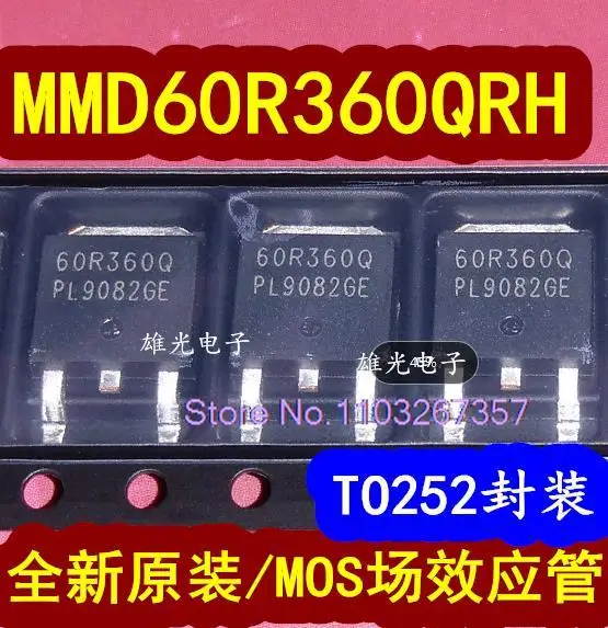 

20PCS/LOT MMD60R360QRH 60R360Q TO252MOS
