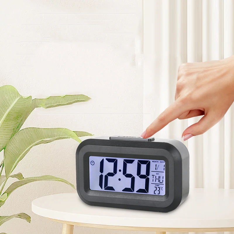 Alarm clock mini timer smart clock children student time manager desktop silent bedside electronic