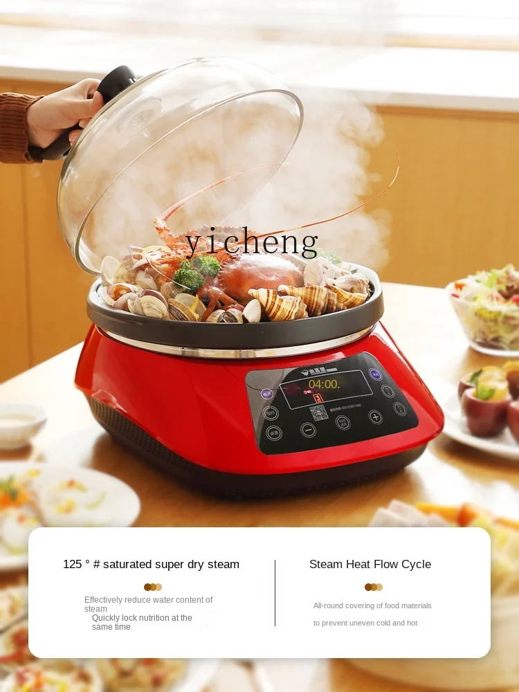 ZF Steam Multi-Function Steamer Home Fast Intelligent Electric Steamer Hot Pot Integrated 2