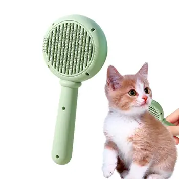 Cat Grooming Brush Dematting Comb Tool For Pet Hair Handheld Pet Brush Tool Dog Deshedding Brush For Large And Medium Breeds 1