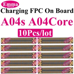 10pcs USB Charging Port Connector for Samsung Galaxy Motherboard (10x A04s A04Core)