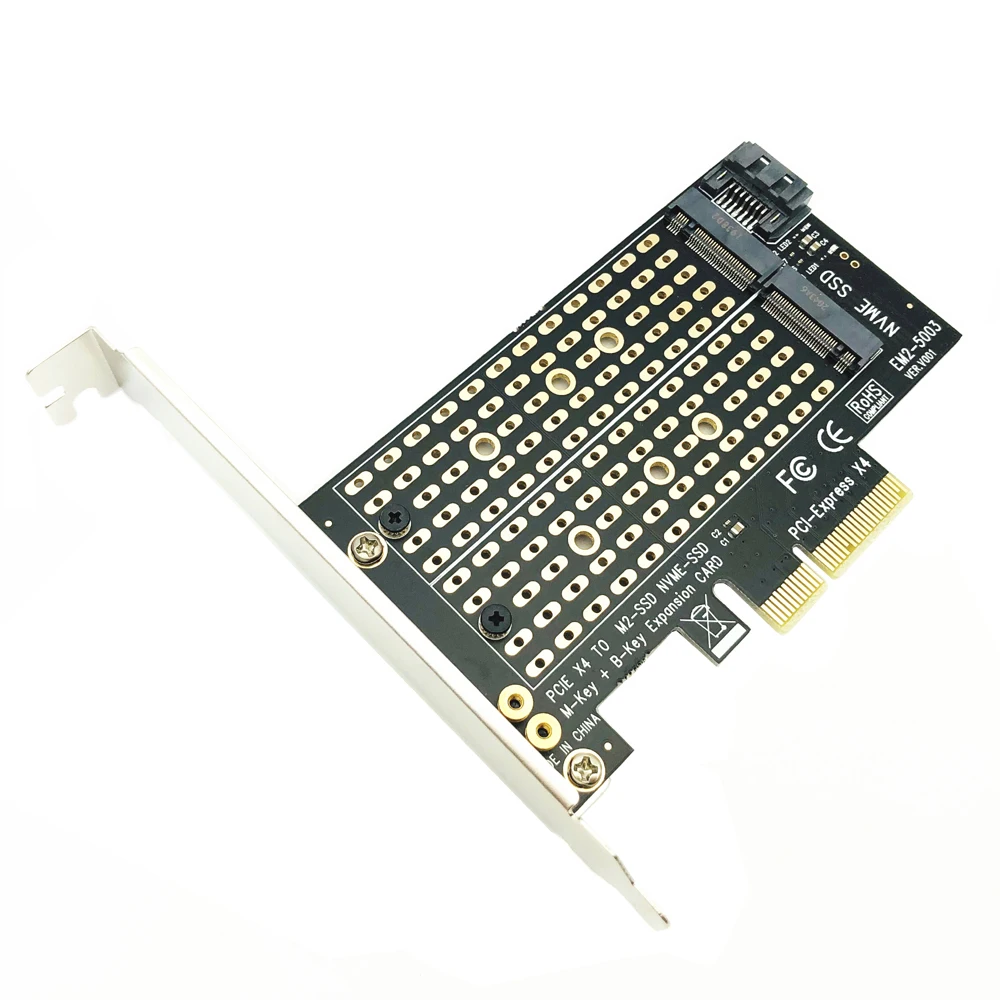 SSD Adapter Card PCI Express to M2 NVME/SATA M.2