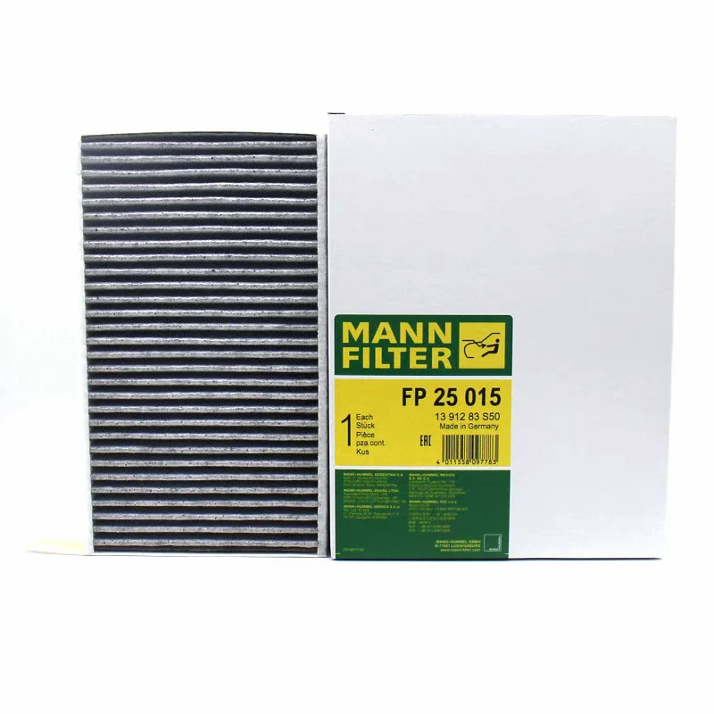 MANNFILTER FP25015 Cabin Air Filter For TESLA MOTORS Model 3 06.-Model Y 01.-110768100A 110768100B 110768100C