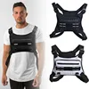 Adjustable Sport Running Chest Bag Running Vest Bag Reflective Front Chest Pack with Phone Holder Breathable Cycling Vest Bag 1
