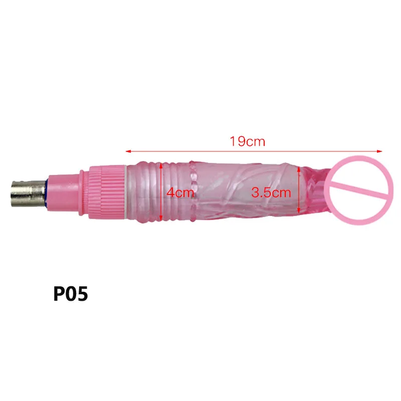 Dildo Attachments for Sex Machine with 3XLR Connectors