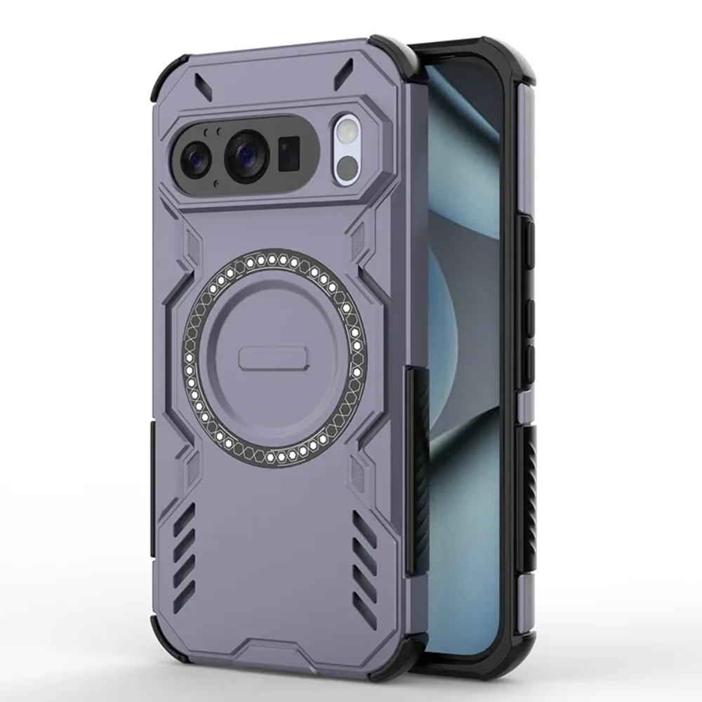Premium Armor Magnetic Charging Phone Case with Airbag Protection and Heat Dissipation