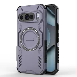 Premium Armor Magnetic Charging Phone Case with Airbag Protection and Heat Dissipation - Google Pixel 10 (PURPLE)