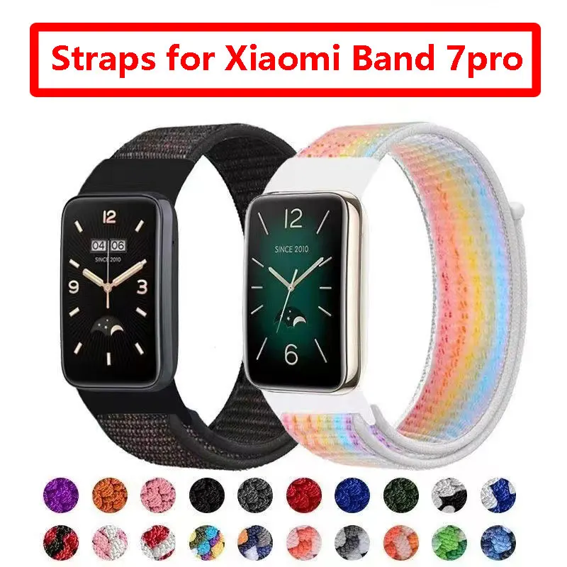 

High Quality Nylon Band Strap for Xiaomi Mi Band 7pro Replacement Bracelet Breathable Sports Wristband For Smart Watch Accessory