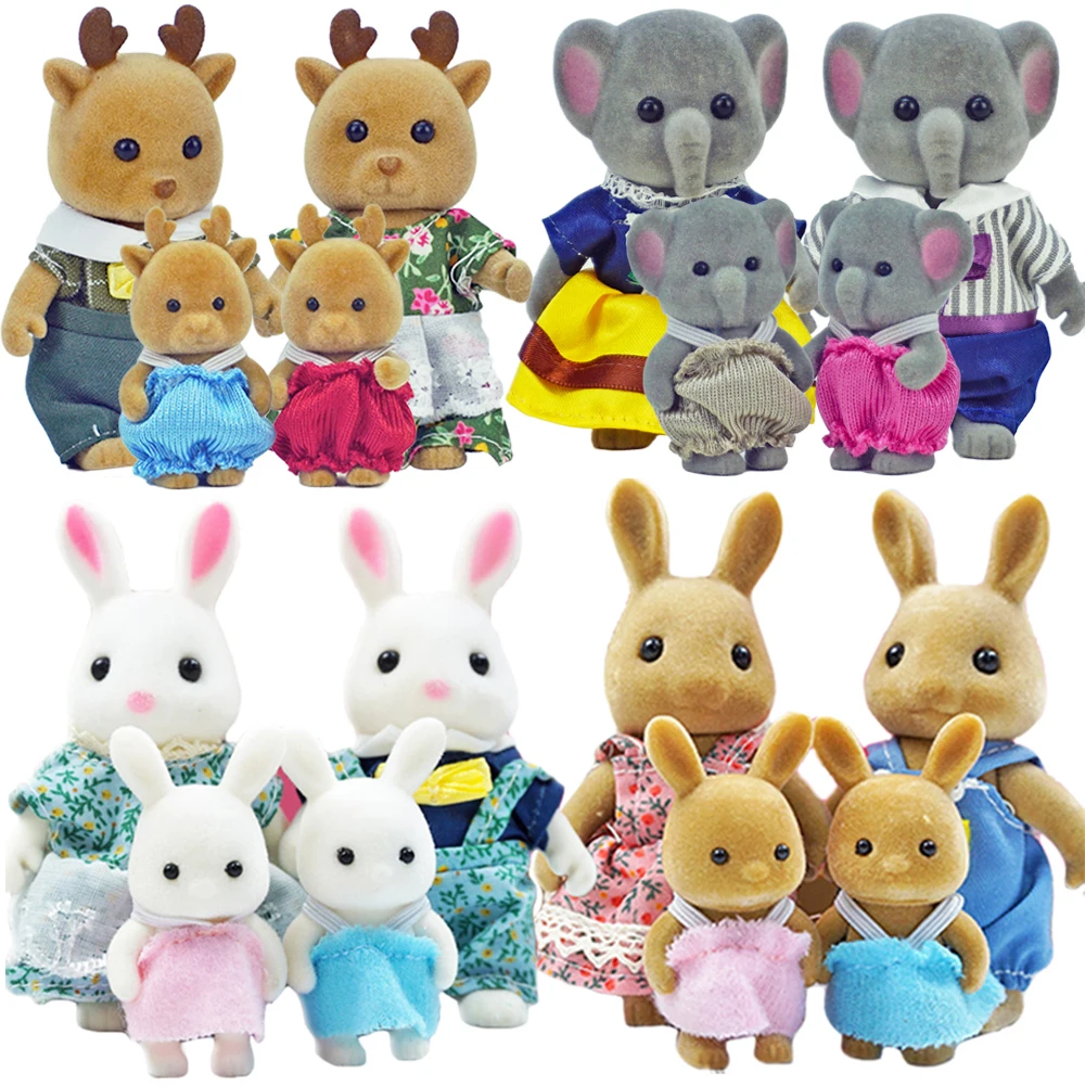 Melody Jane Dollhouse Rabbits – Set Of 12 Miniature Bunnies, 1:12 Scale Garden Pets For Dollhouse & Miniature Scenes