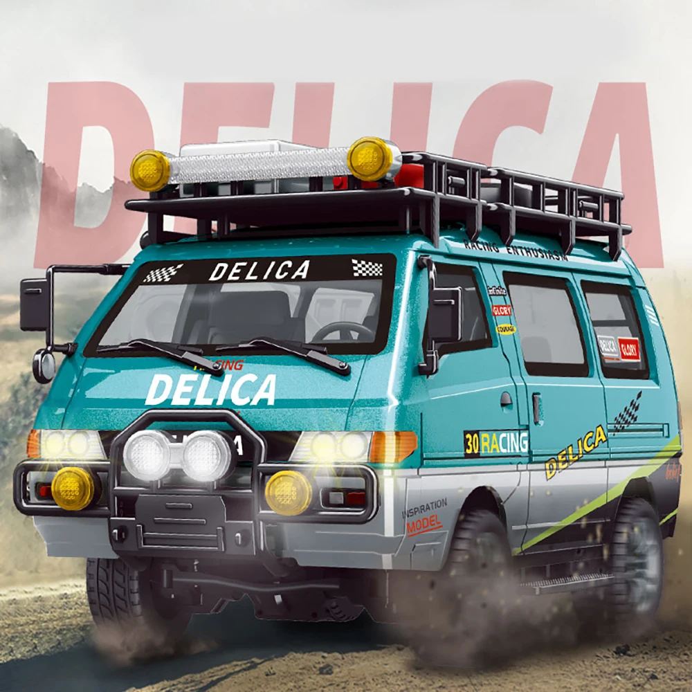 JXC DELICA 4WD Version 1/24 Simulation Electric Model Car Rock