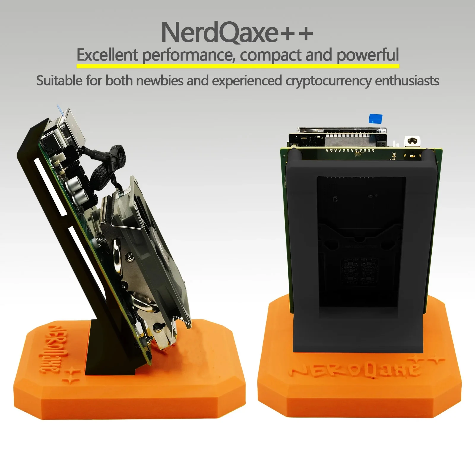 New Bitaxe NerdQaxe++ 4.8TH/s Bitcoin Miners BM1370 Asic Chip Solo BTC 68W  2.4G WiFi BTC Mining Machine - AliExpress