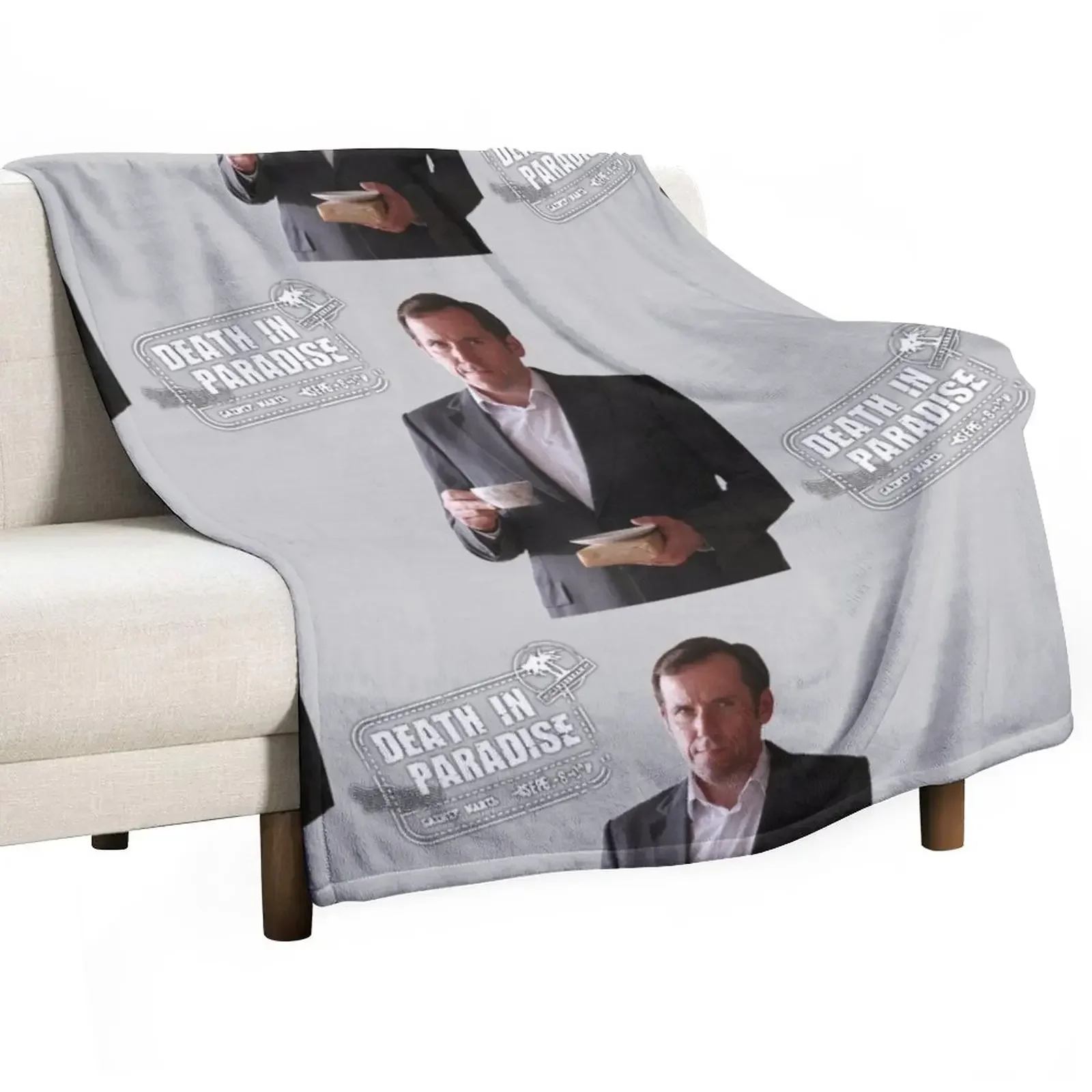 

BBC Death in Paradise DI Throw Blanket for sofa Beautifuls Blankets