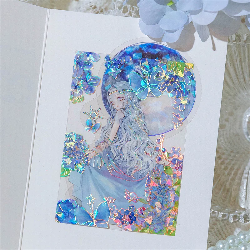 

10 шт. в партии, наклейки для домашних животных, свежие цветы, базовый руководитель, декоративное кружево, фотоальбом, 8 вариантов