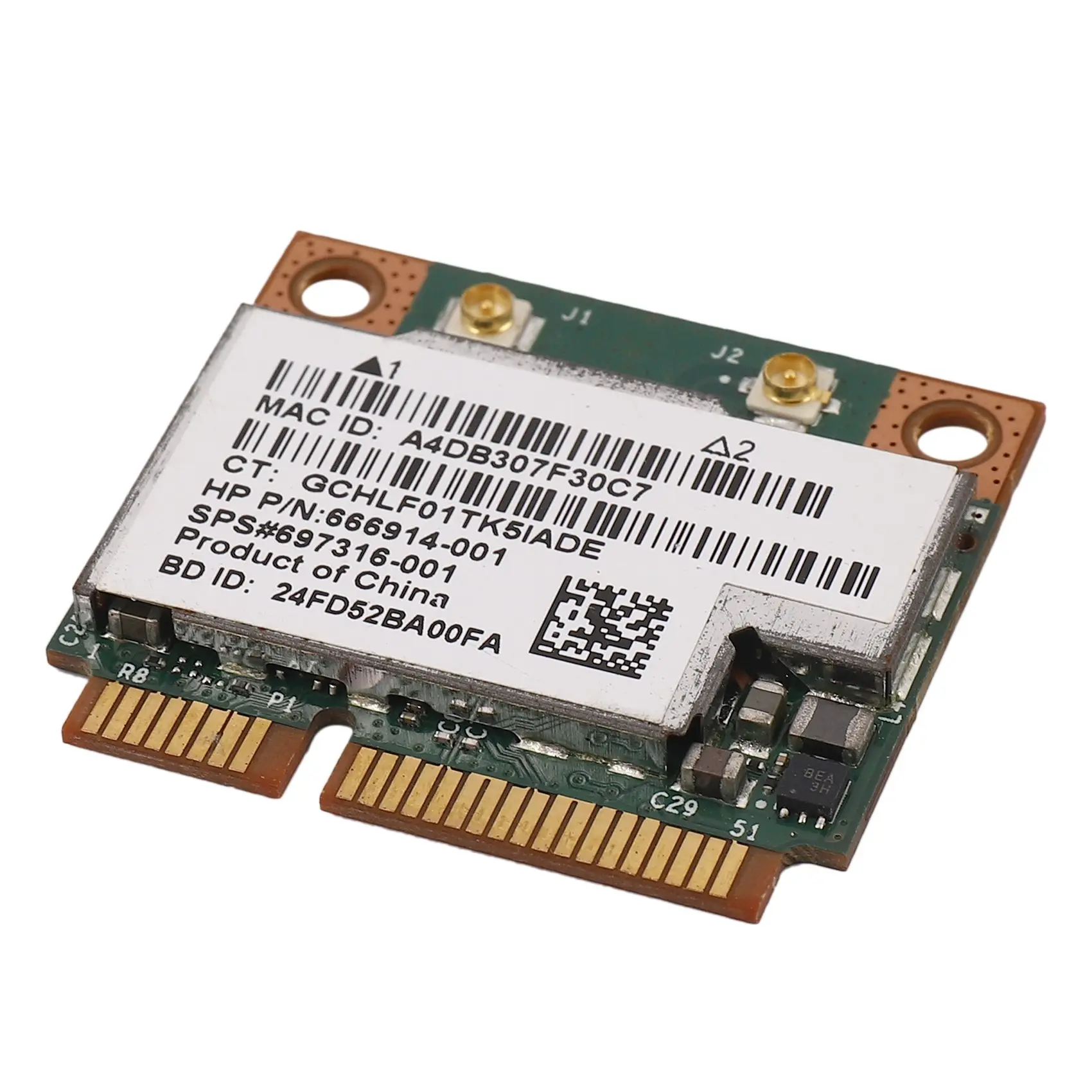

Двухдиапазонная Беспроводная мини-карта Pci-E, 2,4 МБ, 802.11A/B/G/N, Wi-Fi, Bluetooth 300, для Hp Bcm943228Hmb Sps 718451-001