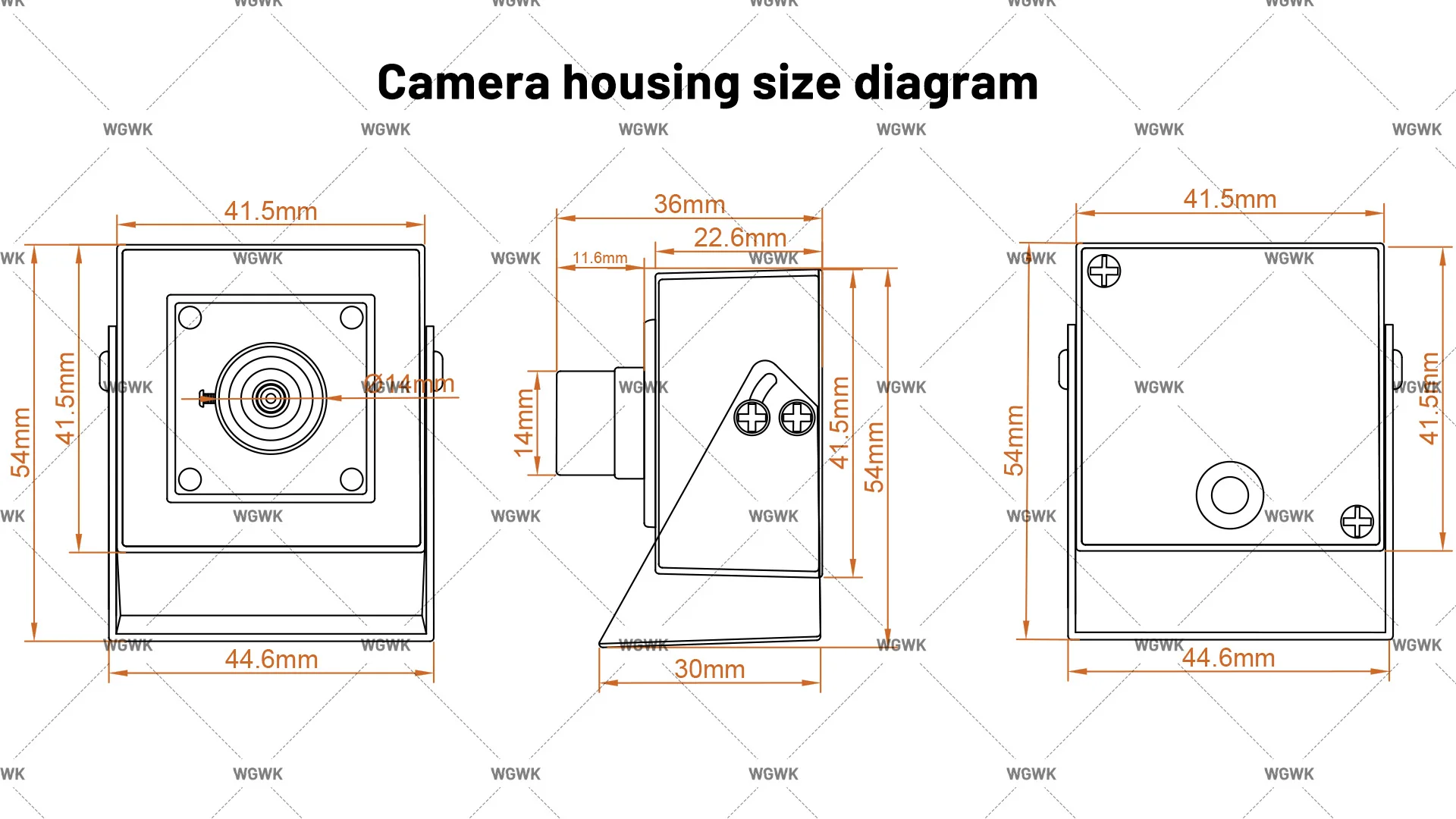RTMP IP Camera Module 5MP 30FPS IMX335 CMOS With No Distortion Lens Provide SDK