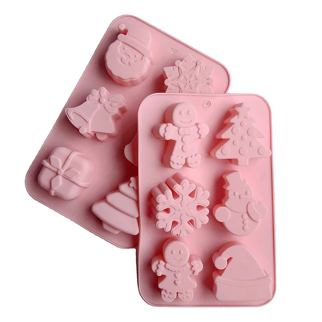 8 Holes Love Heart Shape Silicone Molds 3D Handmade Soap Molds Soap Making Fondant