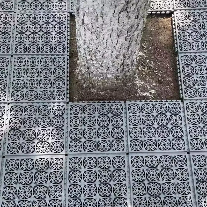 Tree pit cover Splicing grate garden no trench splicing drainage plastic Grille Mats Floor grid drain tile