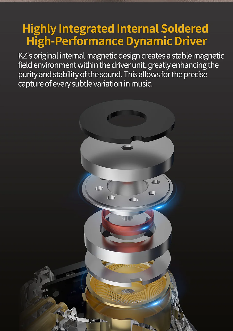 KZ ZS10 Pro 2 Metall-Kopfhörer HIFI In-Ear Bass-Ohrhörer 4-Stufen-Tuning-Schalter Kopfhörer ZAS ZAX ZSX ZSNPRO AS16PRO – Detail 6