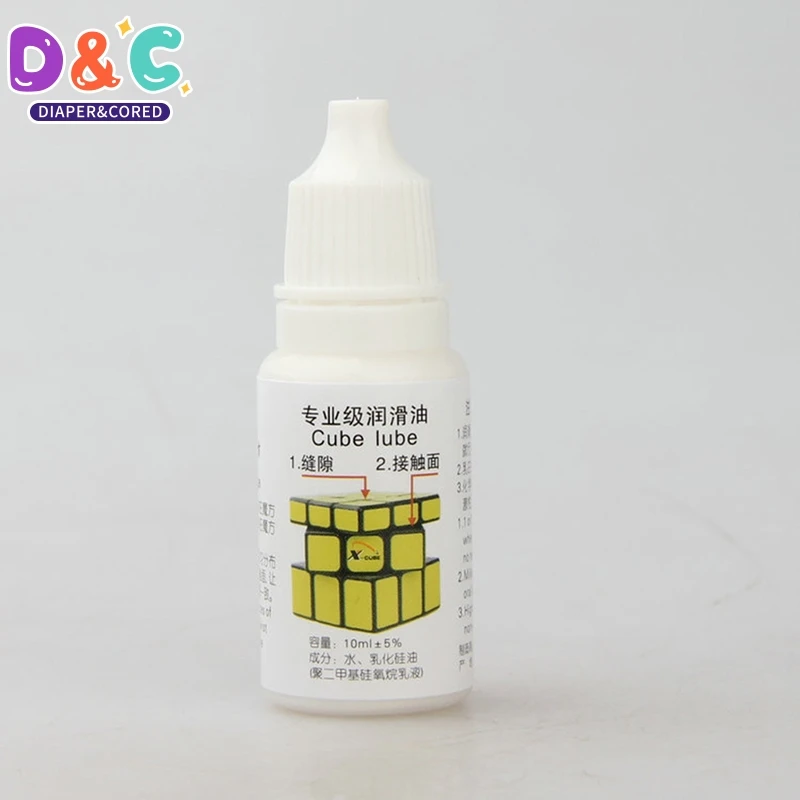 

10 мл смазка для кубика Рубика эмульгированная силиконовая смазка силиконовое масло лучшая силиконовая смазка кубическое смазочное масло