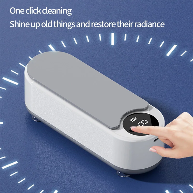 Portable Household 450ml Vibration Cleaning Machine for Rings, Glasses, Makeup Brushes, and Jewelry 2