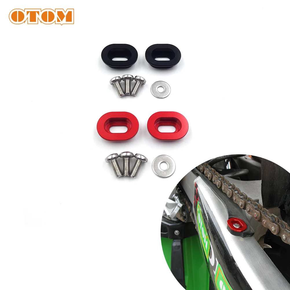 OTOM Chain Slider Washer Pad Accessories Off-road Motorcycle CNC Machining Flat Fork Rubber Washer motorcycle chain buckle motorcycle chain tensioner pulley mini moto chain motorcycle chain guard motorcycle chain sprocket motorized bicycle chain link kit For HONDA CRF150 CRF250R 450R