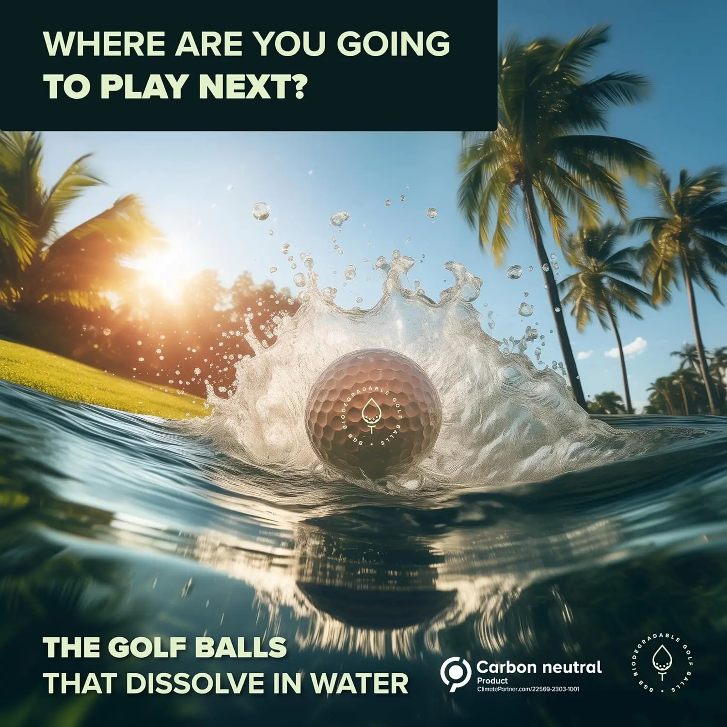 Dissolvable Golf Balls, Eco Friendly 5