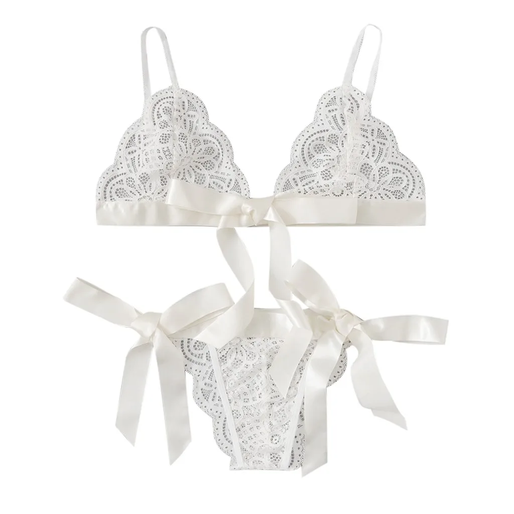 Erotische Lingerie Sets Kant Sexy Porno Ondergoed Vrouwen Sexy Lingerie Sex Kleding Strik Bh String Set Verleiding Exotisch_voghion.com