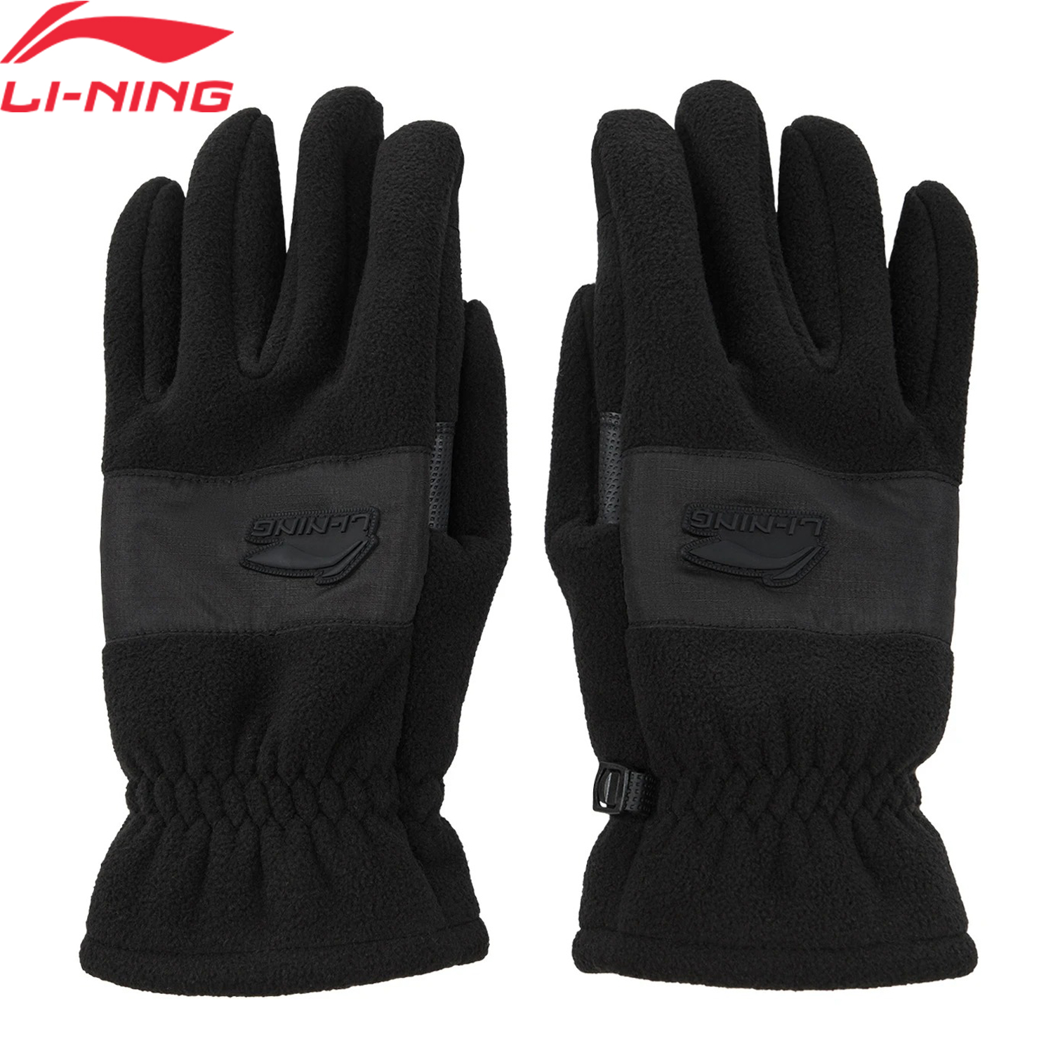 Li-Ning Unisex Men Women Sports Style Gloves Winter Warm Fleece Sensitive Touch LiNing Comfortable Leisure Glove ASGU021
