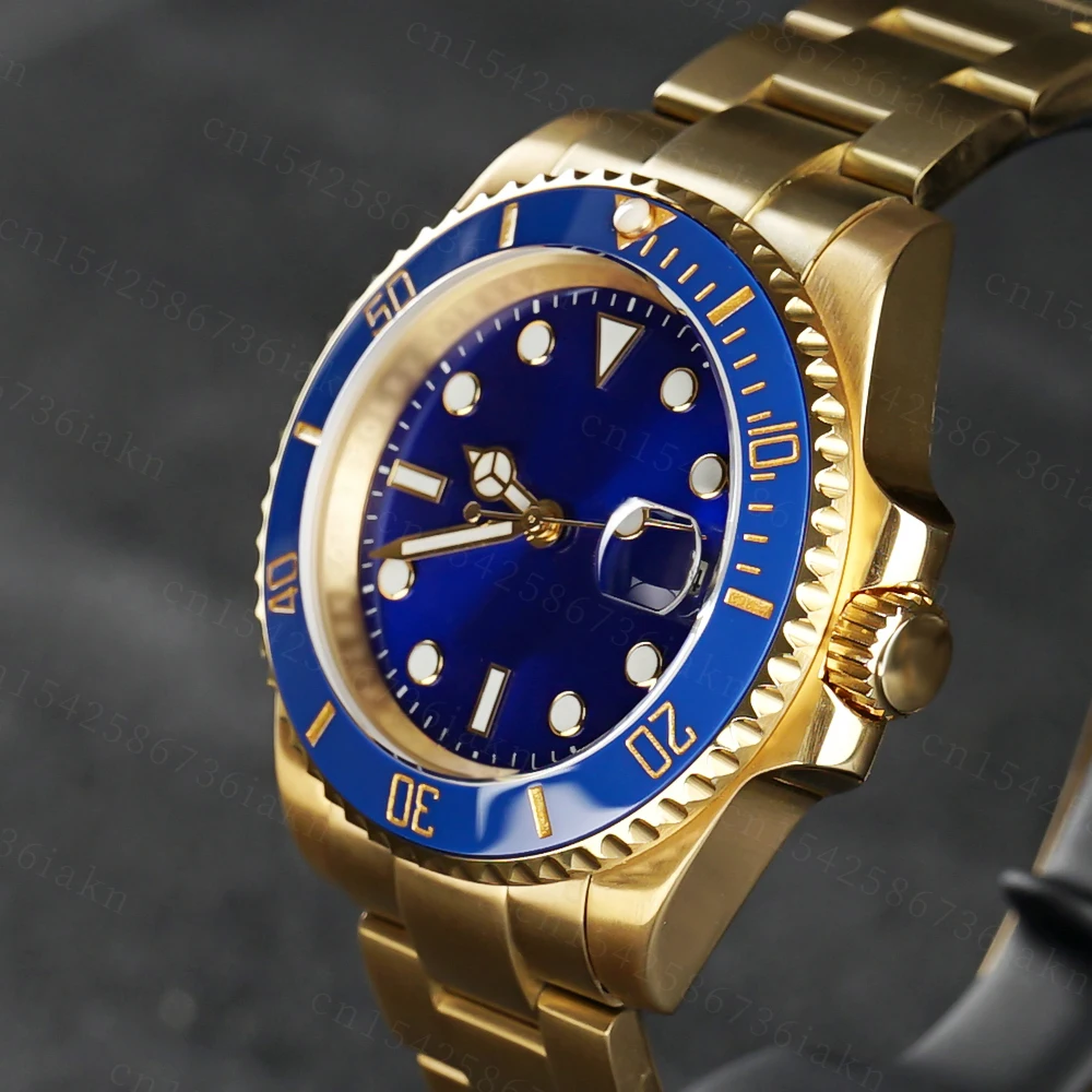 2022 Fashion New 40mm Men's Leisure Sports Sapphire Mirror Stainless Steel Material Waterproof Automatic Mechanical Watch