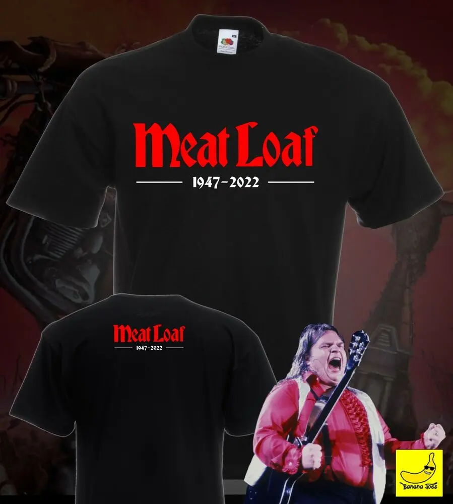 Meat Loaf Tribute Tshirt Rip 1947 2022 Bat Out Of Hell Tour Love