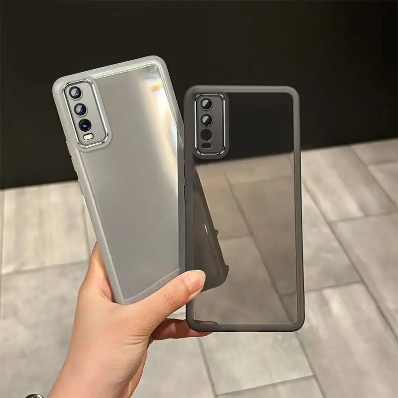 Shockproof Plating Silicone Back Cover