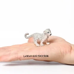 Jungle Wild Animal Figurine Set - Leopard, Ocelot, Panther, Cheetah Toys (Leopard 1437)