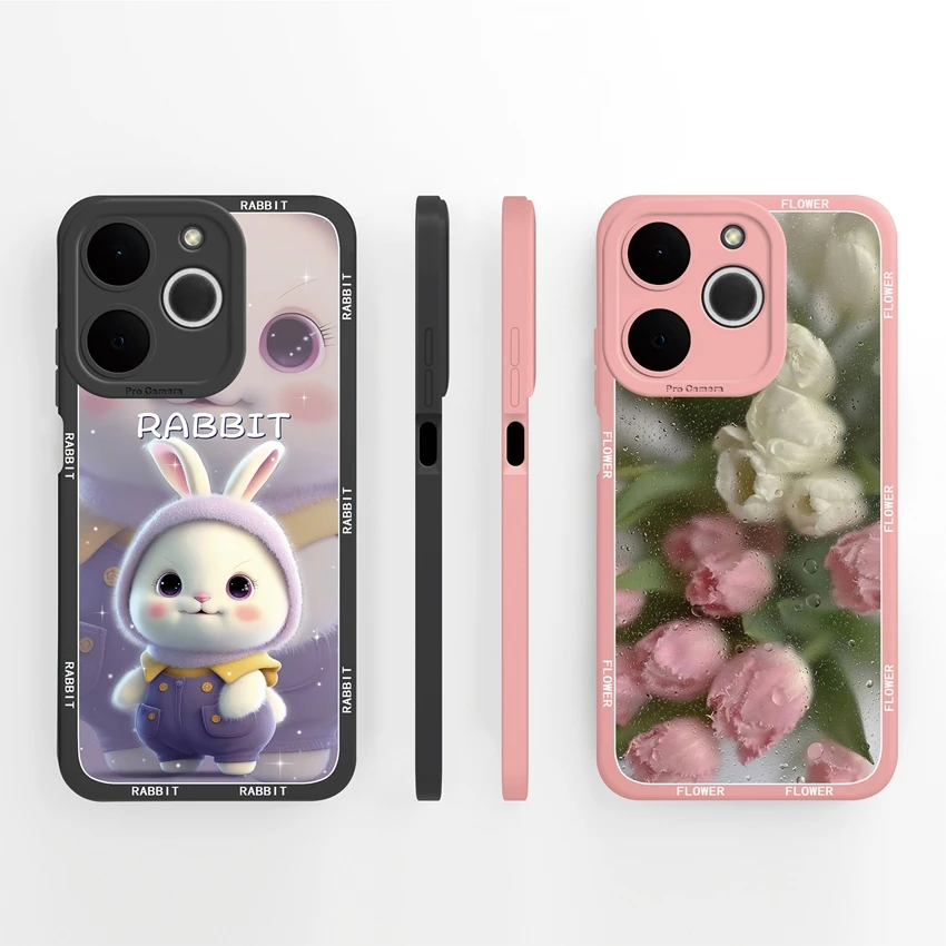 Fantasy Colorful Butterfly Liquid Silicone Shockproof Phone Case