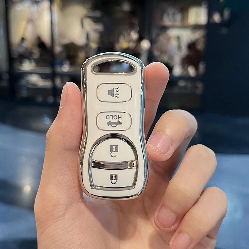 자동차 키 케이스 커버, 쉘 포브 키체인, 인피니티 QX56 G35 M45 I35 FX35 EX35 FX45, 닛산 센트라 아르마다 350Z 알티마 맥시마