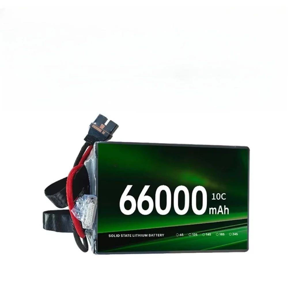 제조업체 고용량 솔리드 스테이트 배터리 23.7V 6S 12S 14S 66000mAh UAV 항공기 화물 드론용