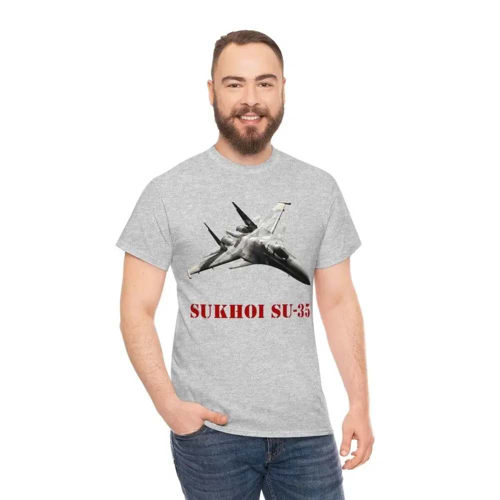 

Sukhoi Su-35 Russia Air Force Men T-Shirt Short Sleeve Casual Cotton O-Neck Summer T Shirt