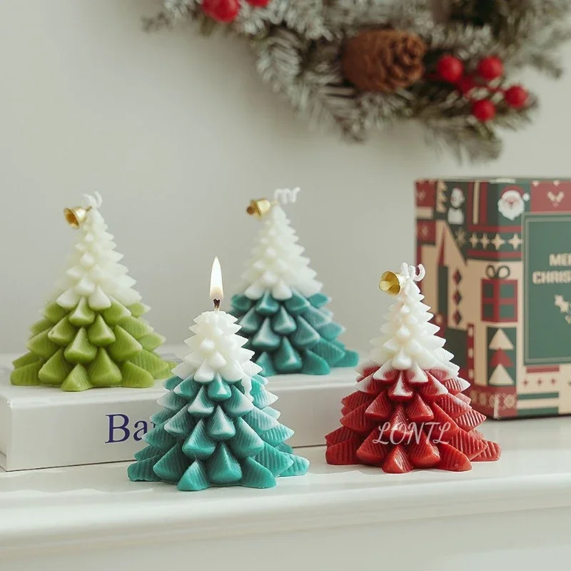 2 stuks siliconen vormen voor kerstboom, siliconen vormen, gietvormen