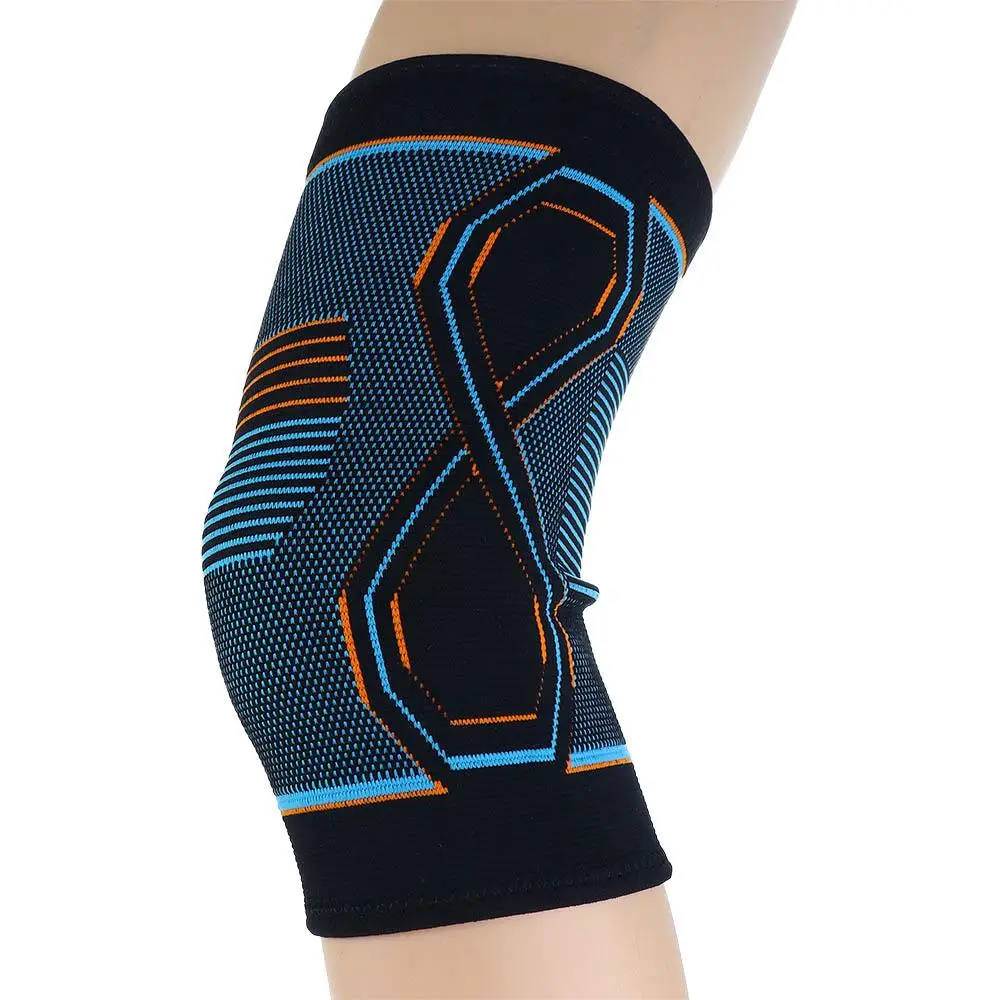 

Men Women Bodybuilding Running Fitness Relief Nylon Compression Knee Brace Knitted Knee Sleeve Workout Knee Support Knee Pads