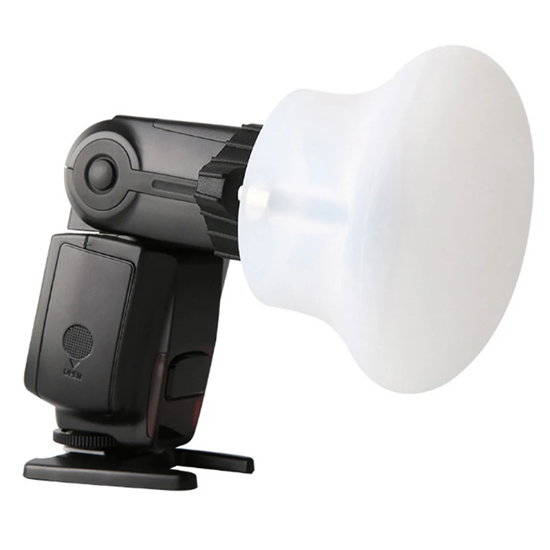 Description Picture 2 of item1 Pc Widely Used Silicon Light Diffuser Rubber Sphere Modular Flash Accessories For Godox V1 Camera Speedlite MagMod
