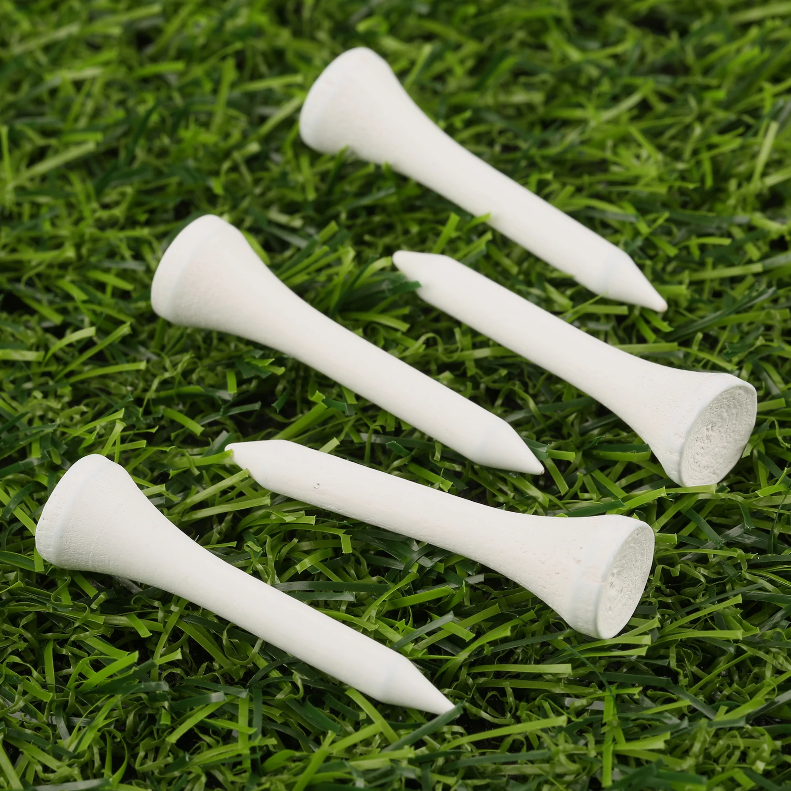 100pcs/lot Wooden Golf Tees 42/54/70/83mm White Golf Ball Maple Wood Tees Outdoor Sports Training Golf Durable Accessories 3