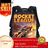 Fashion Kids School Bag Game Rocket League Graphic Print Backpack for Kindergarten Boys Practical Travel Book Bags 1