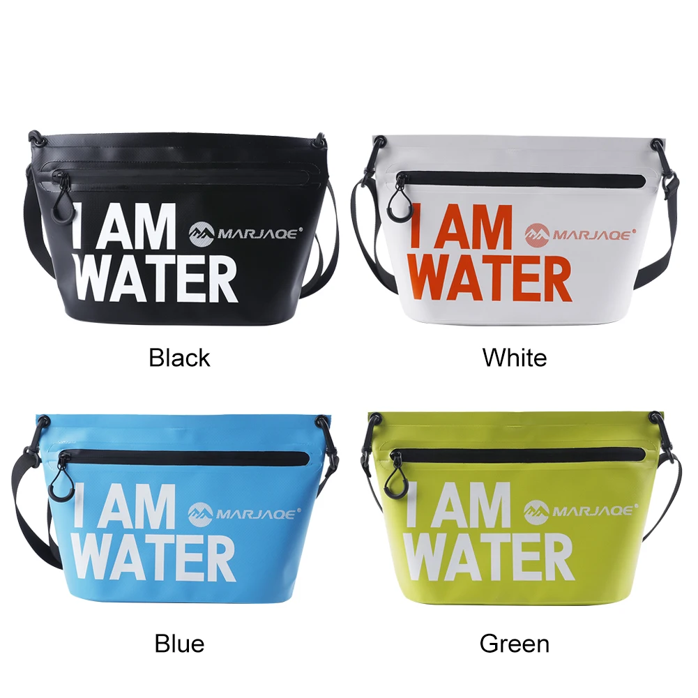 Waterproof Dry Bag Travel Handbag Pack with Zipper Wash Sack Swimming Rafting Kayaking River Trekking Floating Boating Water Bag
