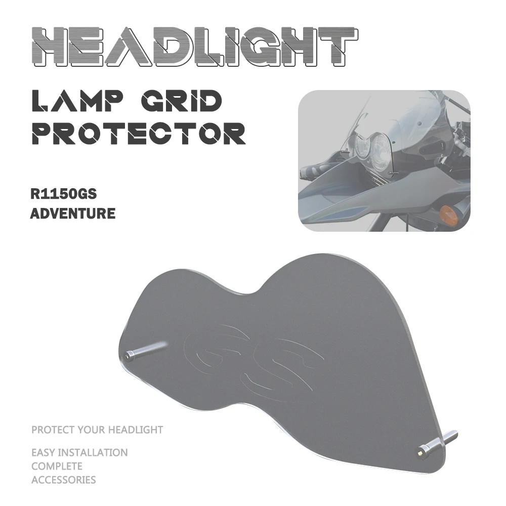 

Акриловая защитная накладка на переднюю фару для BMW R1150 GS R 1150 GS ADV R1150GS ADVENTURE 1999-2004