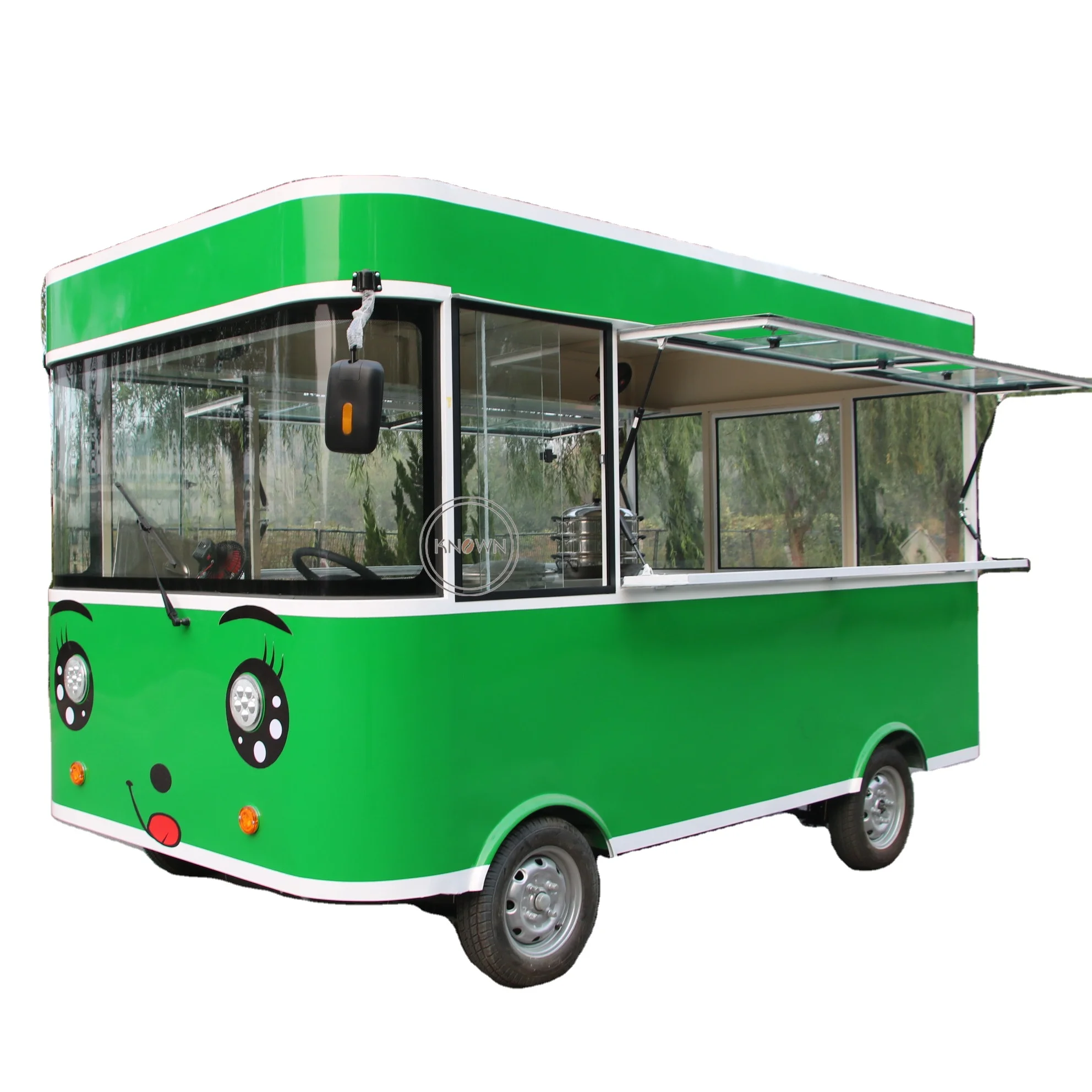 Coffee Van Beer Bar Hot Dog Carrello Elettrico Per Alimenti Gelato Cucina Ristorante Vintage Mobile Food Truck