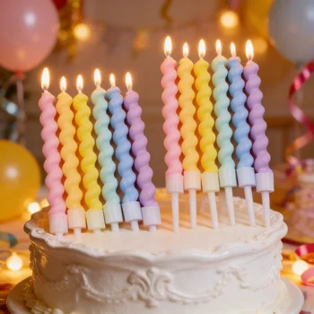 Colorful Star Cake Candles 1