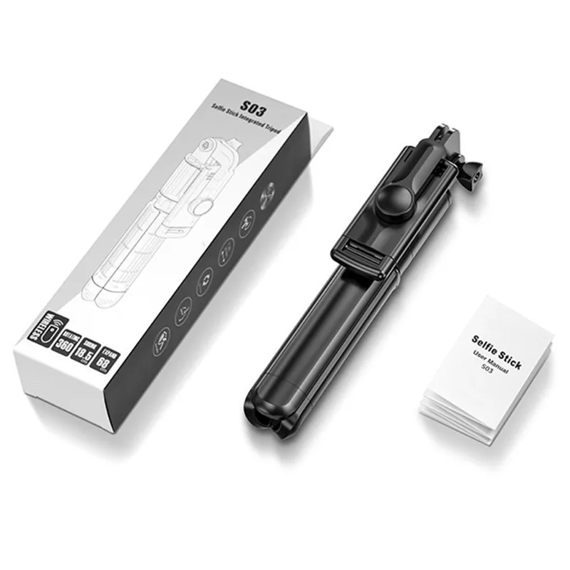

Bluetooth Selfie Stick, Universal One-Piece Live Streaming Holder, Portable Camera and Mobile Phone Photography Stand